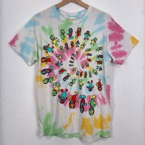 EarthGang Mens Festival Rave Psychedelic Trippy Indie Tie Dye T Shirt Sz M